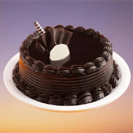 Dark Chocolate Truffle Cake