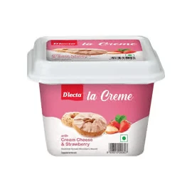 D'lecta La Cream Strawberry Flavour Cream Cheese